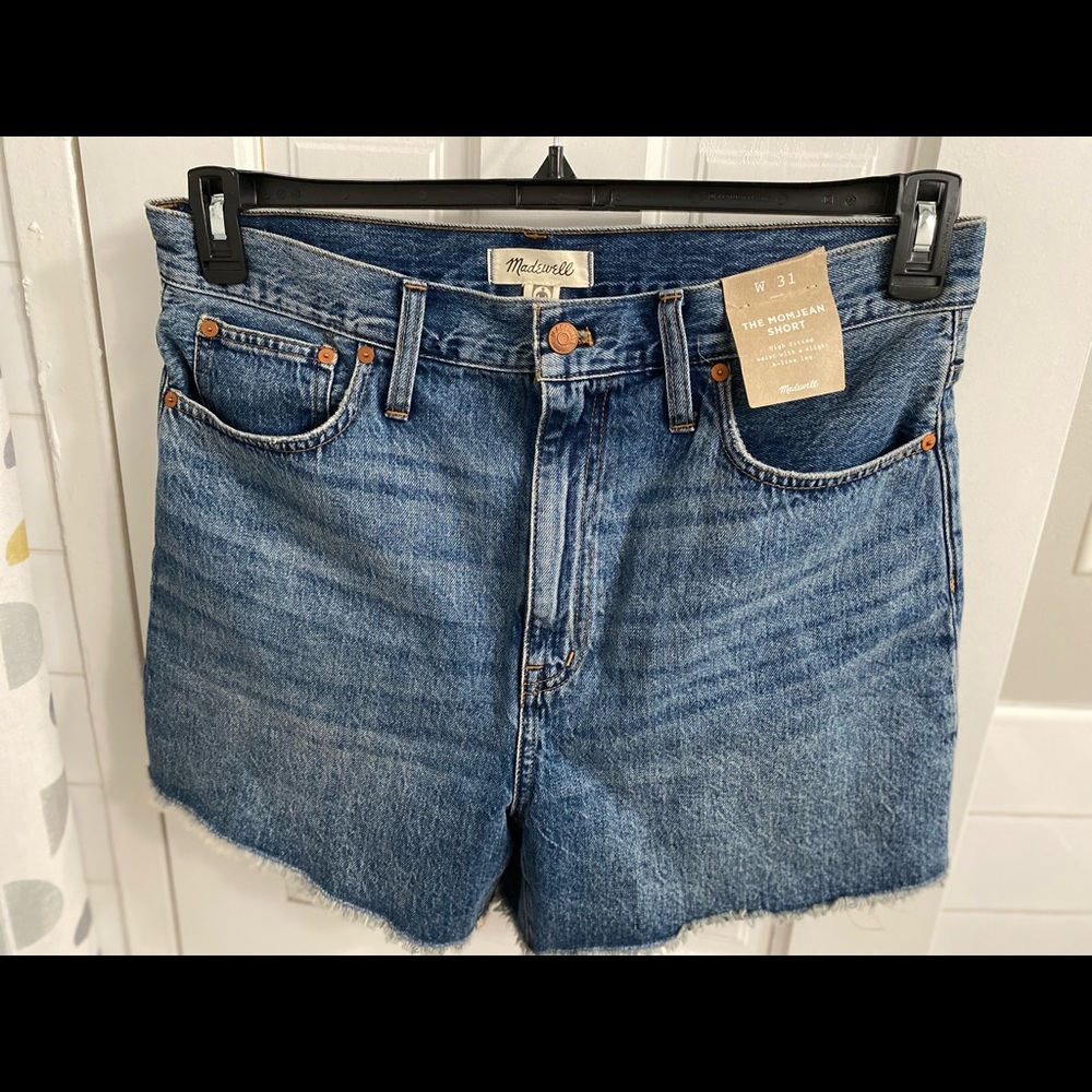 Madewell - NEW with tags,The Momjean Short. High waist. size 32